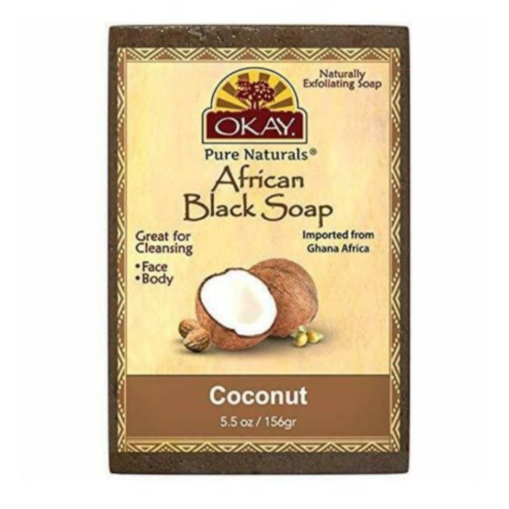 african black soap coconut (5.5oz) by okay